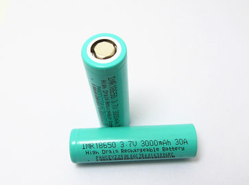 中国 電子タバコ18650の李イオン電池3.7V 3000mAhの高い発電1000は生命を時間を計ります サプライヤー
