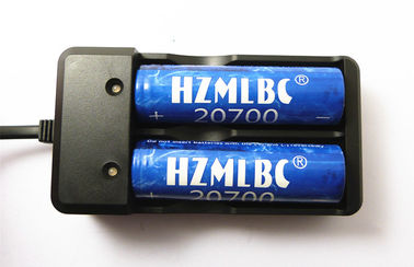 中国 Eのタバコのヴェイプs箱Modのための20700 * 2つの3.7ボルトの充電電池の充電器2A サプライヤー