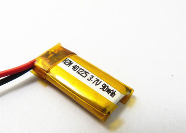 中国 401235 3.7v 90mahの携帯電話のインターホンのための小型リチウム ポリマー電池 サプライヤー