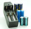 力銀行18650李イオン電池の市場の二重充電器米国EUのプラグ112*43*43mm サプライヤー
